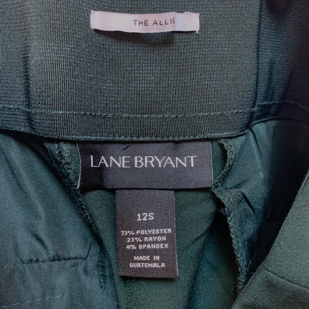 Allie Tailored Stretch Wide Leg Pant Forest Green